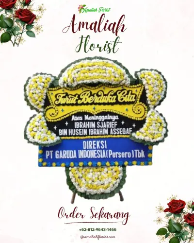 Papan Bunga Duka di Growong